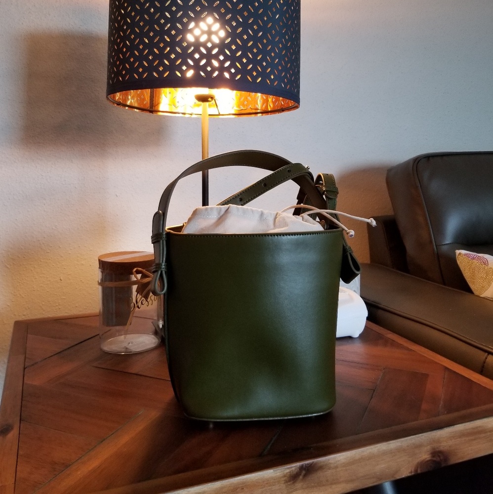 Olive green bucket bag BRAND NEW